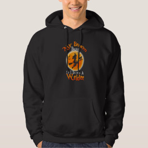 Sudadera Disfraz de Halloween de soldador porque la escoba 