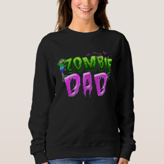 Sudadera Disfraz de Halloween de Zombie Papá para Padre
