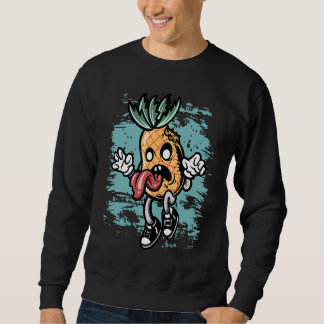 Sudadera Disfraz de Halloween de Zombie Piña Gráfica Zombie