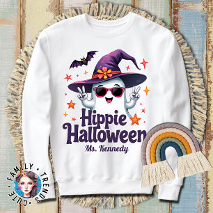 Sudadera Disfraz de Hippie Groovy para la Temporada de Hall
