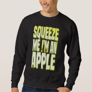 Sudadera Disfraz de manzana Halloween Rodaja de fruta fresc