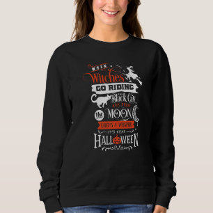Sudadera Disfraz de murciélago de Halloween Bruja Boo Sombr