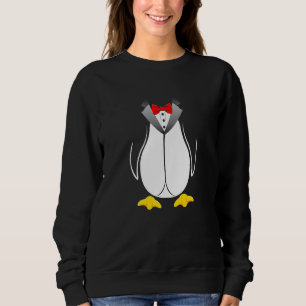 Sudadera Disfraz de pingüino esmoquin Halloween pingüino