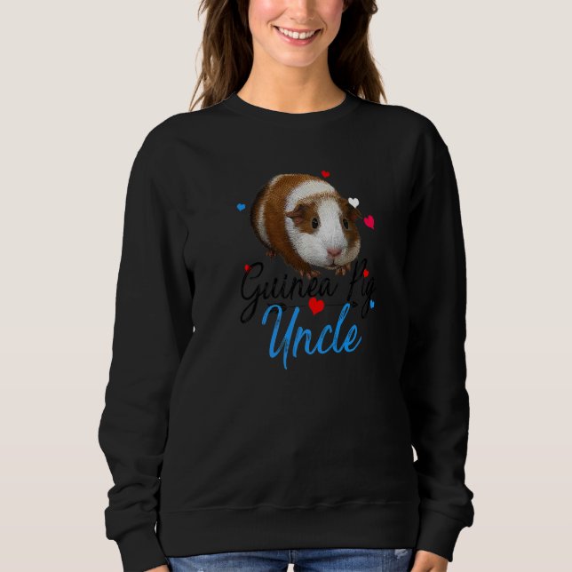 Sudadera Disfraz de tío conejillo de indias lindo para homb (Anverso)