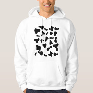 Sudadera Disfraz de vaca con estampado de vaca divertido y
