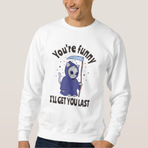 Sudadera Disfraz divertido de gato segador para Halloween