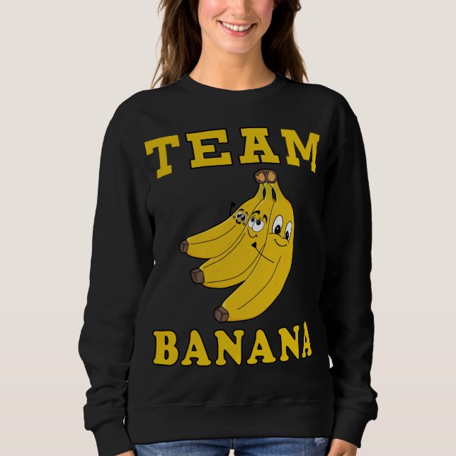 Sudadera Disfraz divertido de Team Banana (Anverso)
