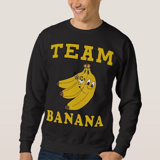 Sudadera Disfraz divertido de Team Banana (Anverso)