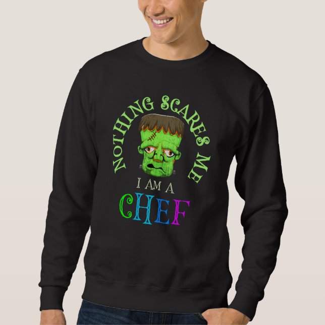 Sudadera Disfraz espeluznante de Halloween Nada Me Da Miedo (Anverso)