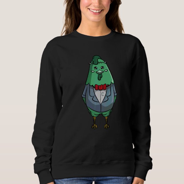 Sudadera Disfraz Frankenstein De Pollo Para Monster Hallowe (Anverso)