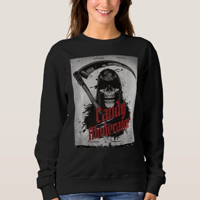 Sudadera Disfraz moderador de velas de Halloween de la prim (Anverso)