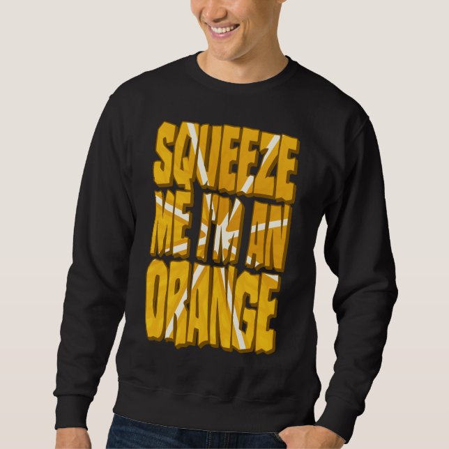 Sudadera Disfraz naranja Gracioso de Halloween Citrus Fruit (Anverso)