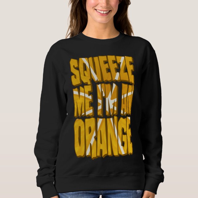 Sudadera Disfraz naranja Gracioso de Halloween Citrus Fruit (Anverso)