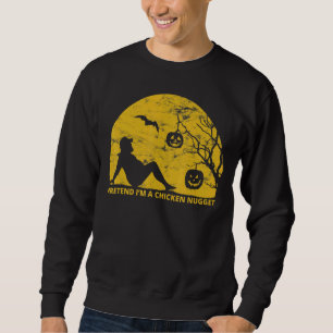 Sudadera Disfraz Perezoso De Halloween Fingi Que Soy Un Nug