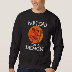 Sudadera Disfrázate de Demonio de Halloween