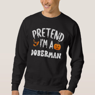 Sudadera Disfrázate de Doberman Disfraz de Halloween para H