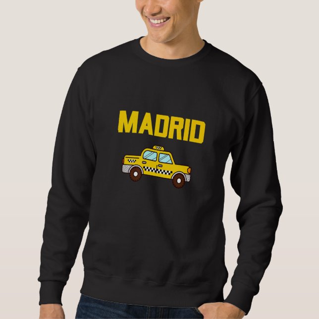 Sudadera Disfruta del diseño gráfico de Guay Madrid España  (Anverso)