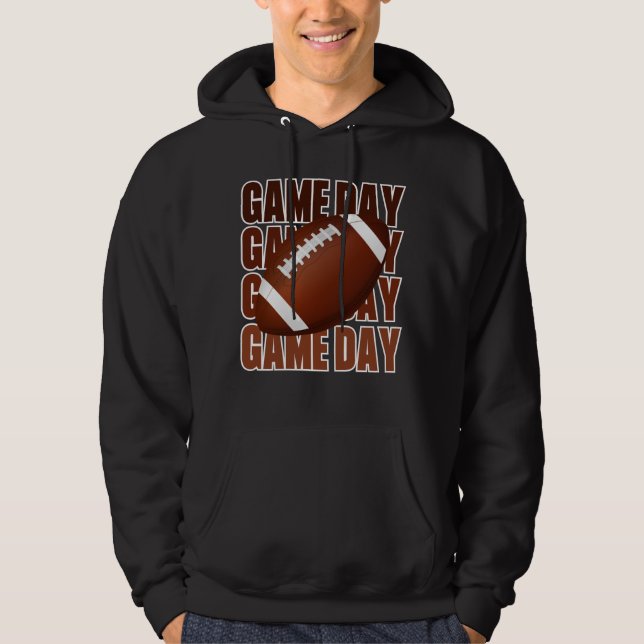 Sudadera Disfruta Del Juego De Fútbol Con Este Día De Juego (Anverso)