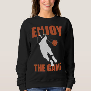 Sudadera Disfruta Del Jugador De Baloncesto
