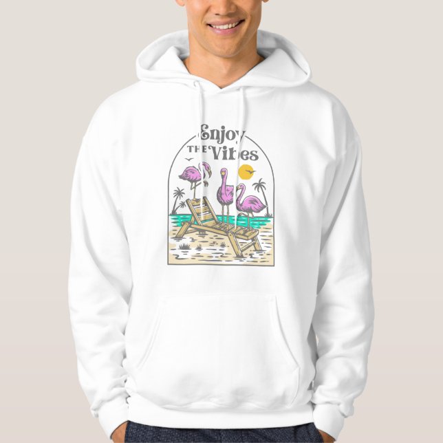 Sudadera Disfruta las Vibraciones (Anverso)