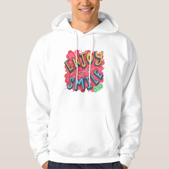 Sudadera Disfruta Tu Sonrisa (Yo Sí) (Anverso)