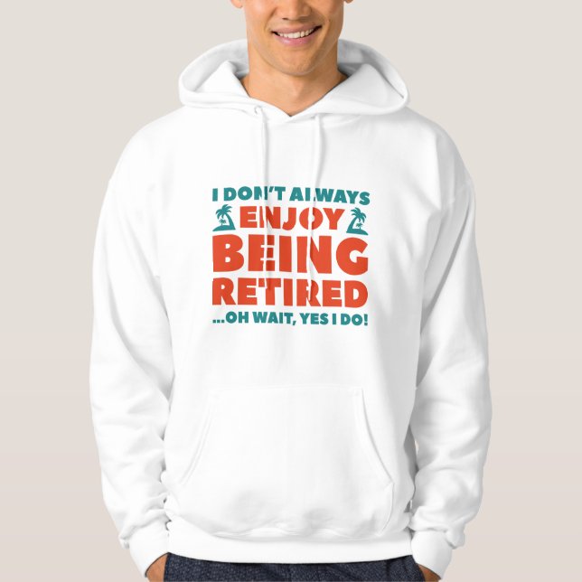 Sudadera Disfrutar al retiro (Anverso)