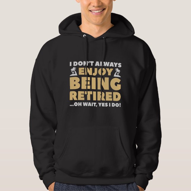 Sudadera Disfrutar al retiro (Anverso)