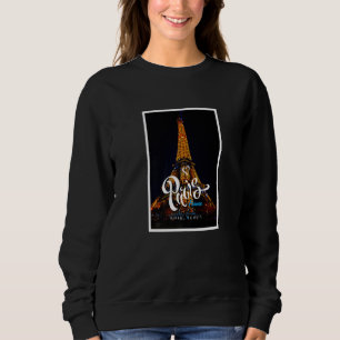 Sudadera Disfrutar Llevar Genial Torre Eiffel De París Gráf