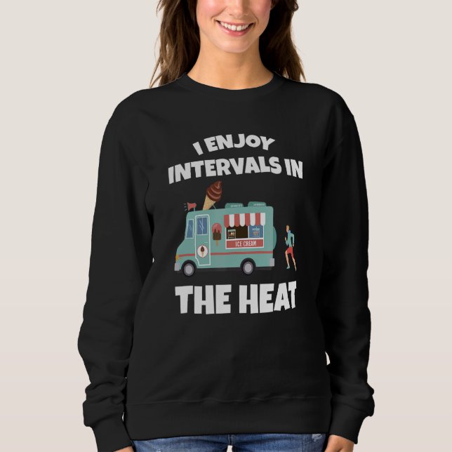 Sudadera Disfruto De Intervalos En El Corredor De La Marató (Anverso)