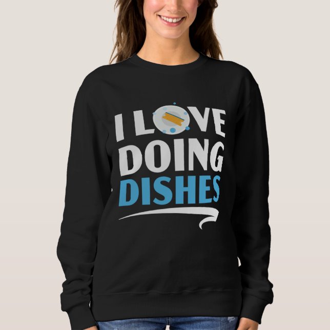 Sudadera Dishwashing Job Profession Restaurant Employee Dis (Anverso)