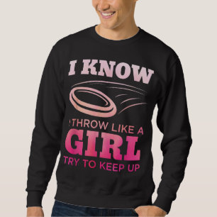Sudadera Disk Golf Chica Funny Disk Golfing Lover Player Gi