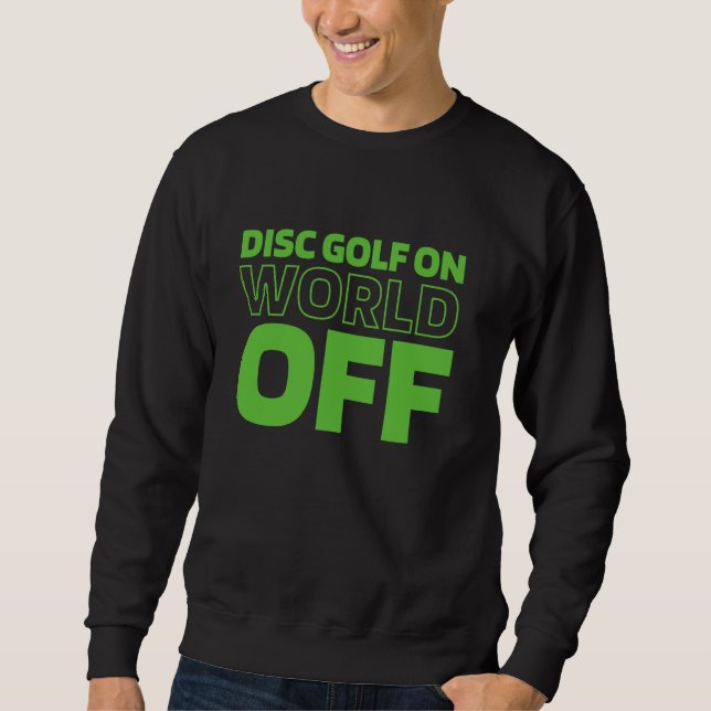 Sudadera Disk Golf Frisbee Deporte al Aire Libre - Disco Go (Anverso)