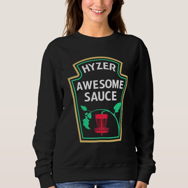 Sudadera Disk Golf Men Disk Golf Tee Hyzer Awesome Sauce (Anverso)