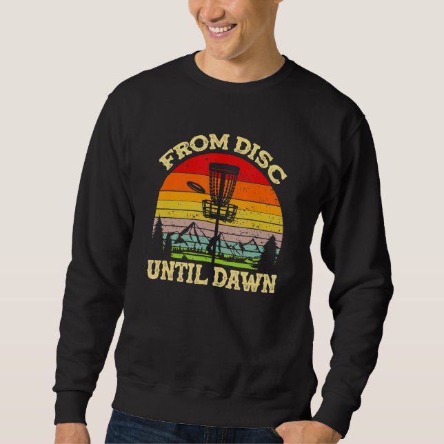 Sudadera Disk Golf Men Disk Tee Desde El Disco Hasta El (Anverso)