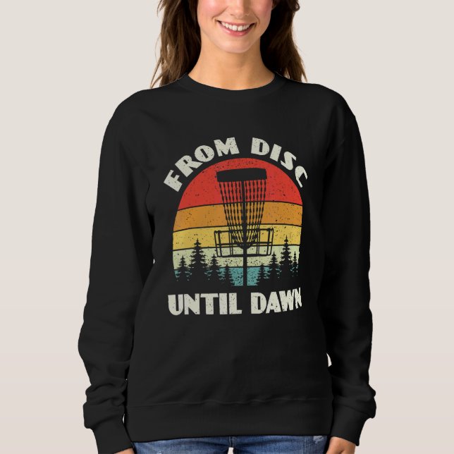 Sudadera Disk Golf Men Disk Tee Desde El Disco Hasta El (Anverso)