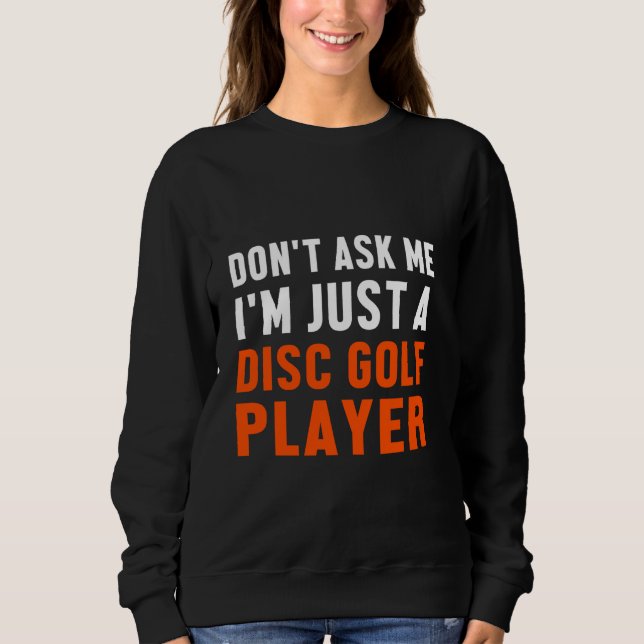Sudadera Disk Golf Player Count Golfer Funny Golfer Golf (Anverso)