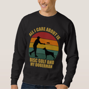 Sudadera Disk Golf Y Doberman