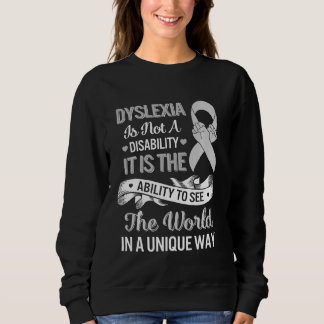 Sudadera Dislexia Capacidad De Concienciación Ver El Mundo 