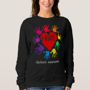 Sudadera Dislexia Conciencia Esperanza Dilexia Guerrero