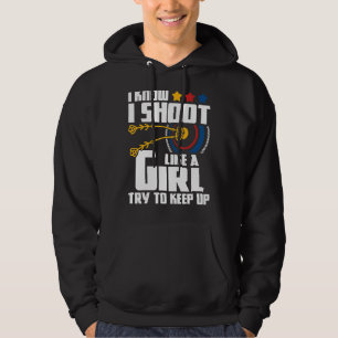 Sudadera Disparo Como Un Arquero Chica Bowman Bow Hu