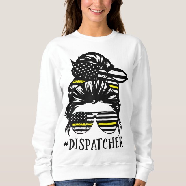 Sudadera Dispatcher Life Mom Funny Dispatcher Lover (Anverso)