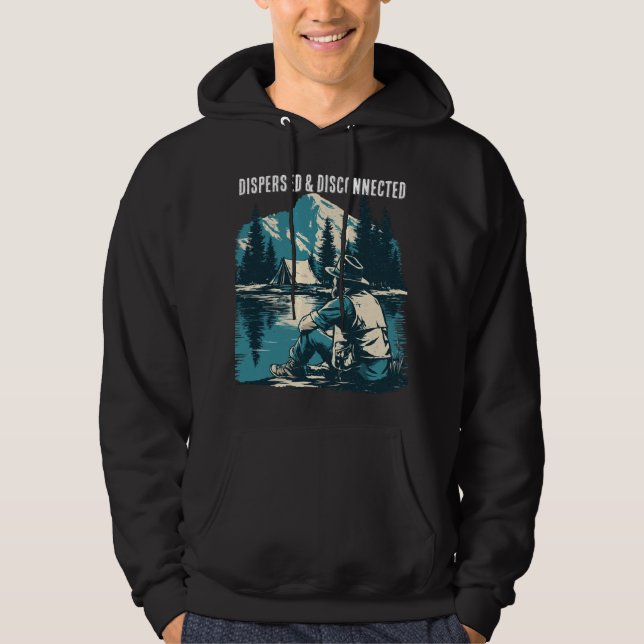 Sudadera Dispersos y Desconectados | Campamento de Montaña  (Anverso)