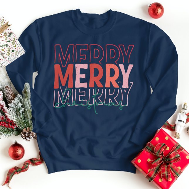 Sudadera Disputas estacionales: Feliz invierno navideño (Subido por el creador)