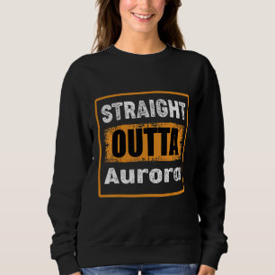 Sudadera Distancia Directa Aurora Illinois Eeuu Distresía R
