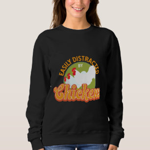 Sudadera Distracción fácil de los animales de pollo