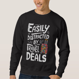 Sudadera Distracción fácil por acuerdos de viaje
