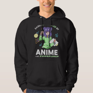 Sudadera Distracción fácil por Anime y Esbozo Anime Tee