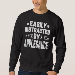 Sudadera Distracción fácil por Applesauce Food Applesauc