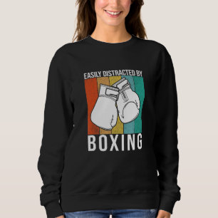 Sudadera Distracción fácil por boxeo de guantes de boxeo qu