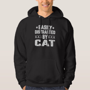 Sudadera Distracción fácil por gato Mascota animal